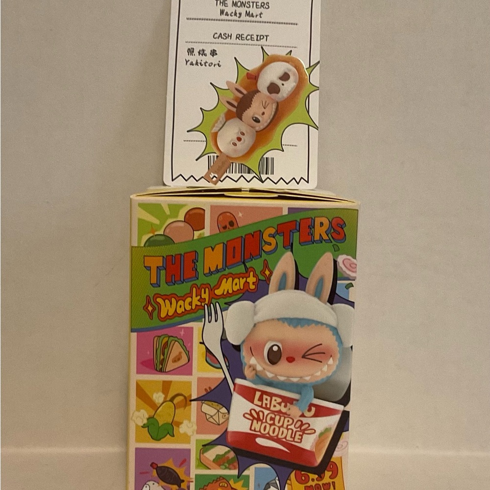 Labubu The Monsters Wacky Mart Yakitori sealed